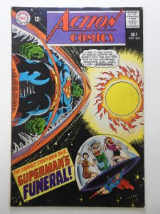 Action Comics #365 (1968) Superman's Funeral! Solid VG Condition!