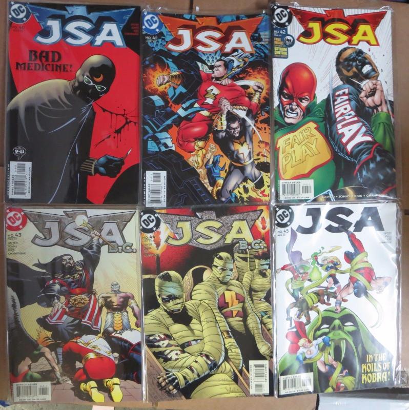JSA Lot of 48 diff DC comics books 1999-2006 VF-NM Justice Society Shazam VF-NM