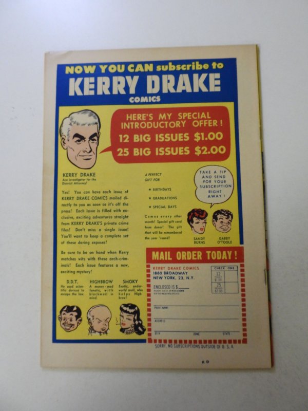 Kerry Drake Detective Cases #21 (1950) VF- condition