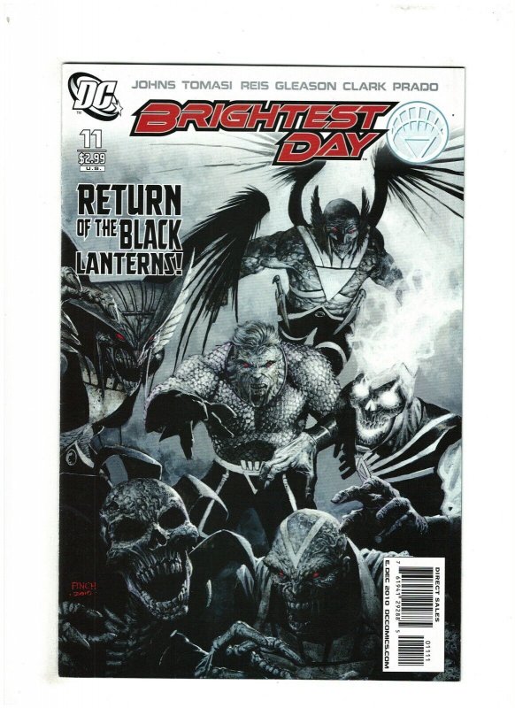 Brightest Day #11 NM- 9.2 DC 2010 Geoff Johns, Return of Black Lanterns 