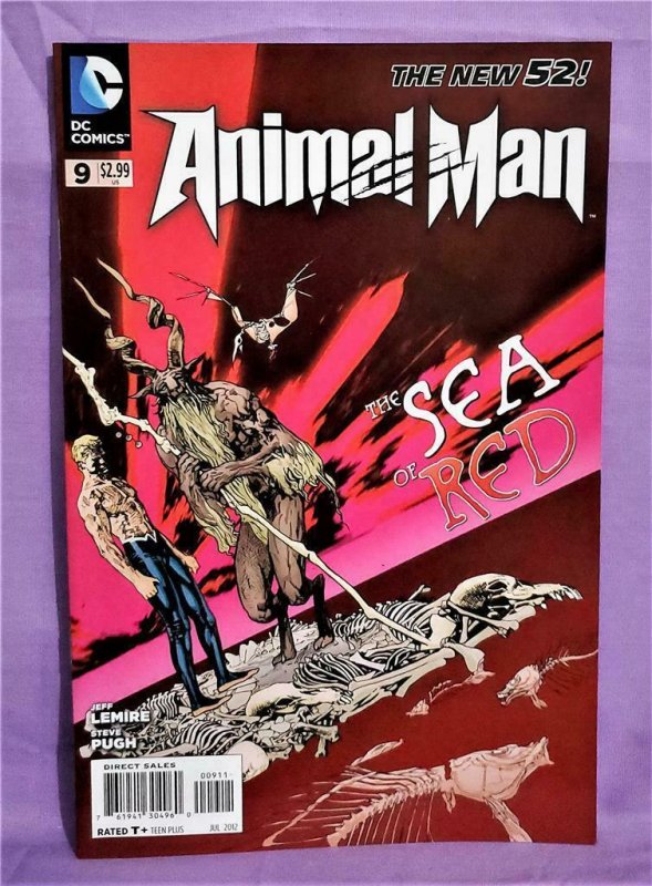 ANIMAL MAN #1 - 9 1st ROT Jeff Lemire Travel Foreman DC New 52 (DC, 2011)! 