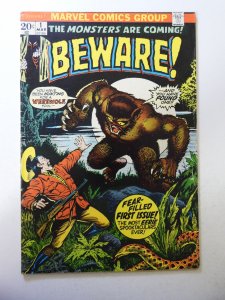 Beware! #1 (1973) FN Condition