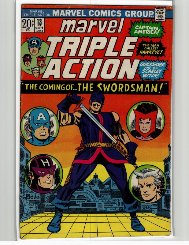 Marvel Triple Action #13 (1973) The Avengers