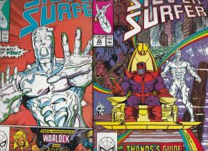 Silver Surfer Set #34to35 (Mar-90) NM/NM- Super-High-Grade Silver Surfer