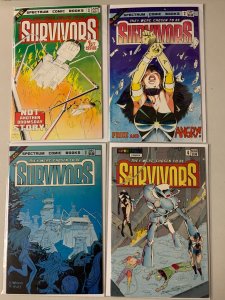 Survivor Spectrum Comics Set of 4: #1-4 4 Different Books 6.0 FN (1983)