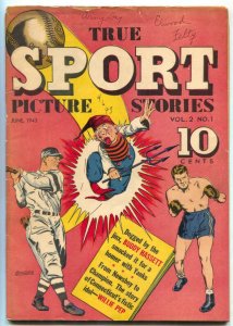 True Sport Picture Stories Vol. 2 #1 Buddy Hassett- Willie Pep- Yankees 