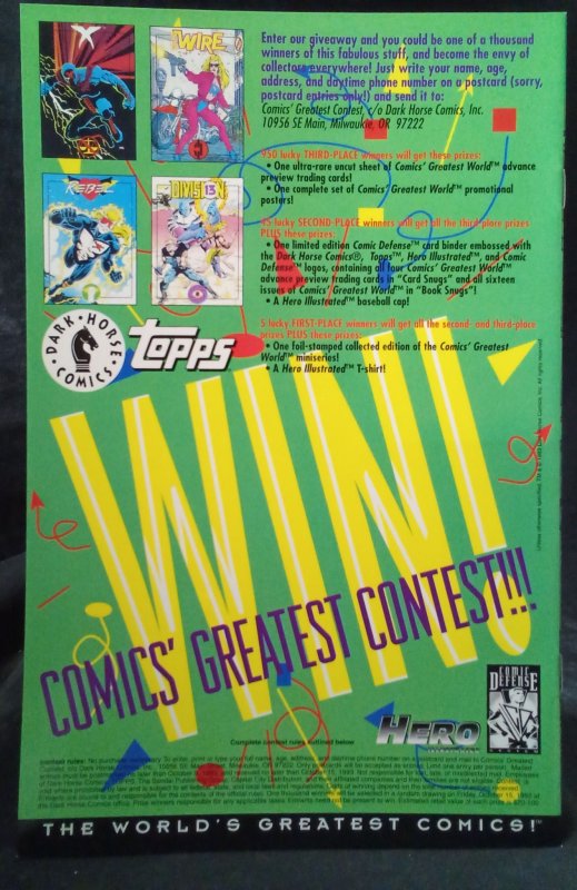 Comics' Greatest World: Barb Wire #1 (1993)