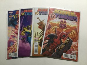 Deadpool Vs. Thanos 1-4 1 2 3 4 Lot Run Set Near Mint Nm Marvel