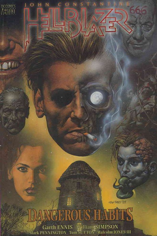 Hellblazer TPB #2 VF ; DC | Dangerous Habits 1st Print