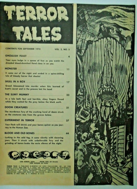mm Terror Tales (1969, Eerie) v2, #5vfnm