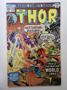 Thor #244 (1976) VG+ Condition! MVS intact!