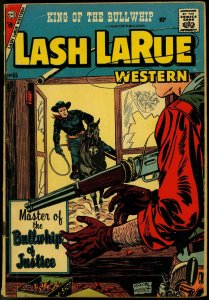 LASH LARUE WESTERN #66 1957 CHARLTON KING OF  BULLWHIP VG