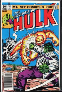 The Incredible Hulk #285 Newsstand Edition (1983) Hulk