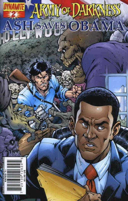 Army of Darkness: Ash Saves Obama #2A VF/NM; Dynamite | save on shipping - detai