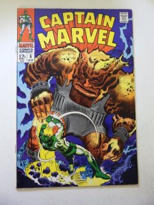 Captain Marvel #6 (1968) FN+ Condition