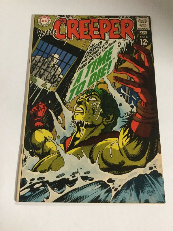 Beware The Creeper 6 Vf- Very Fine- 7.5 DC Comics Silver Age