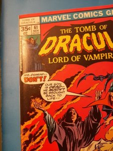 THE TOMB OF DRACULA #61. SUPER CONDITION! SEE PICS.