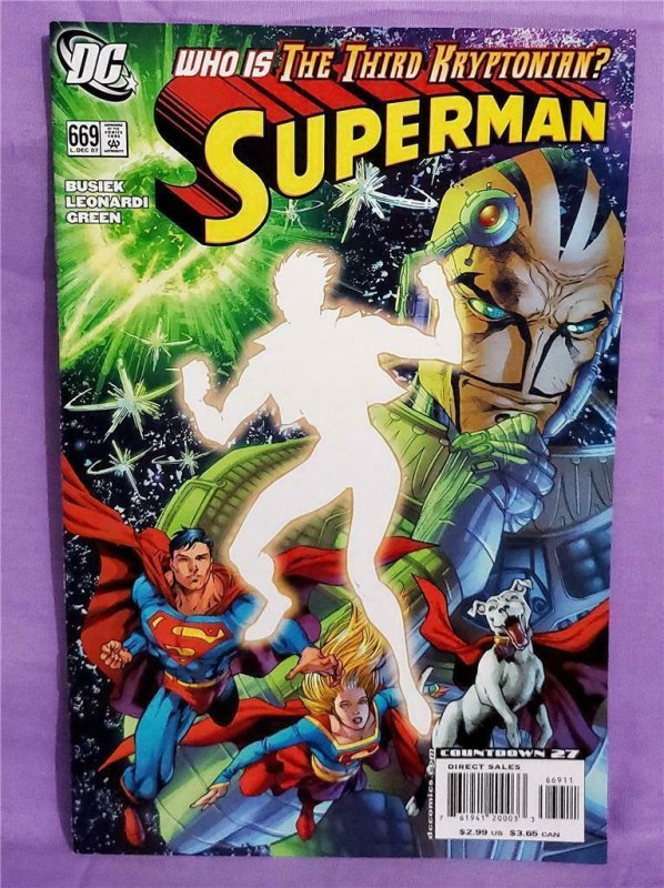 SUPERMAN #666 - 673 Annual #13 Walt Simonson Kurt Busiek (DC 2007)