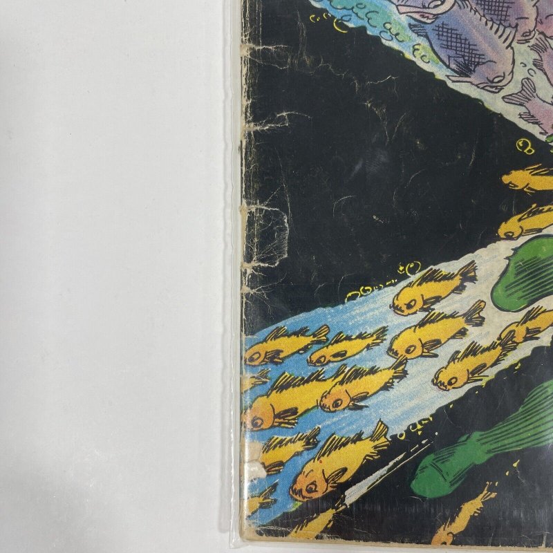 Aquaman 41 Bottom Staple Detached Cover DC 1968