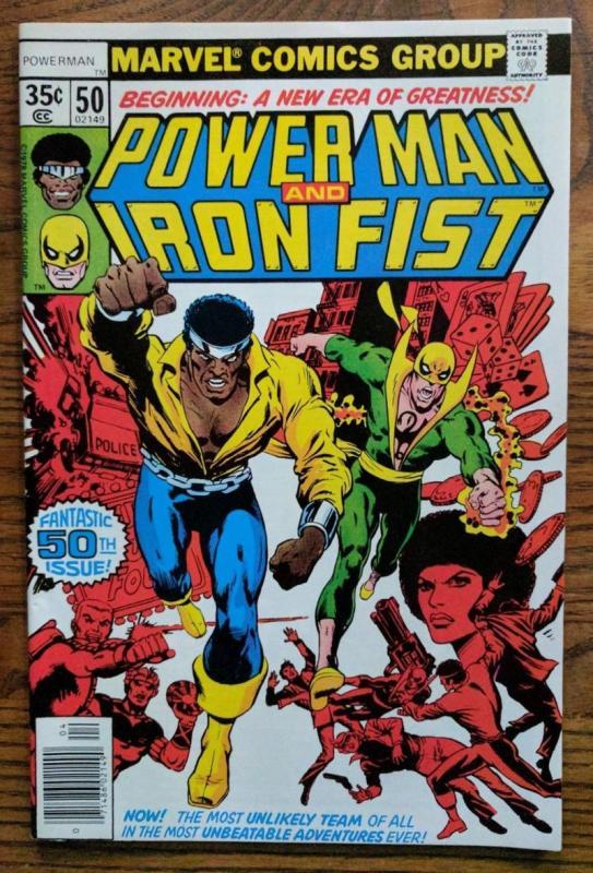 POWER MAN & IRON FIST #50, VF/NM, Luke Cage, 1974 1978, Kung-Fu, John Byrne