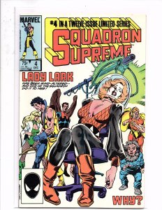Marvel Comics (1985) Squadron Supreme #4 Hyperion Dr. Spectrum Whizzer Lady Lark
