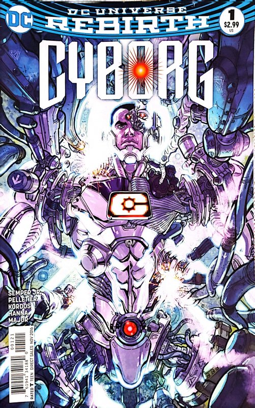 Cyborg #1 Variant Cover (2016) Rebirth