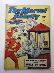 The Marvel Family #11 (1947) VG- Condition see desc