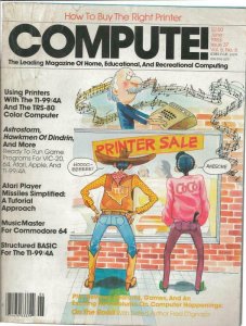 ORIGINAL Vintage Compute Magazine #37 June 1983 Atari Commodore 64 TI99