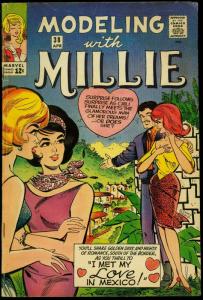 Modeling with Millie #38 1965- Paper Dolls- Stan Goldberg Marvel G/VG