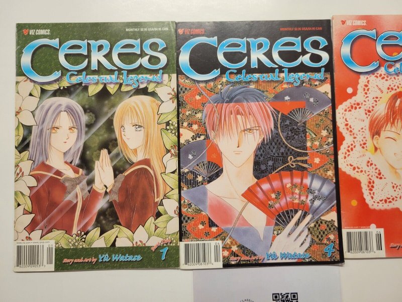 3 Ceres Celestial Legend Viz Comic Books #1 4 6 56 TJ8