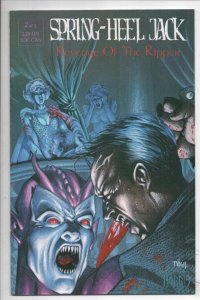 SPRING HELL JACK - Revenge of the RIPPER #2, Tim Vigil, VF/NM 1993 Signed Tanaka