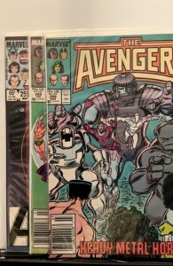 Lot of 3 The Avengers #255,288,289 (1988)