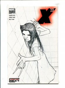 X-23 #2 - Billy Tan Sketch Variant Cover (9.0/9.2) 2005