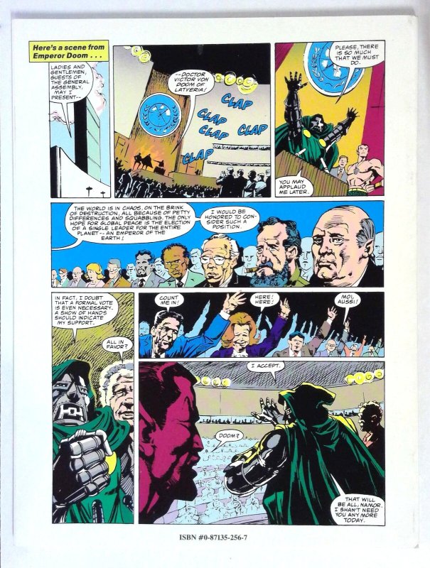 Marvel Graphic Novel -Emperor Doom Mighty Avengers Doctor Doom Michelinie Marvel