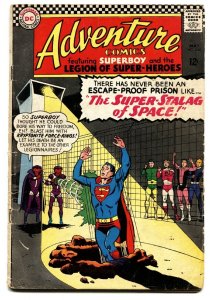 ADVENTURE COMICS #344 comic book 1966-SUPERBOY LEGION SUPER-HEROES vg-