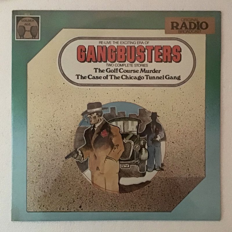 Gangbusters Record, LP, #5018, Unopened