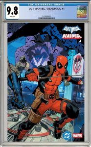 BATMAN/DEADPOOL #1 DAN MORA WRAPAROUND CGC 9.8 NM PRESALE 11/19