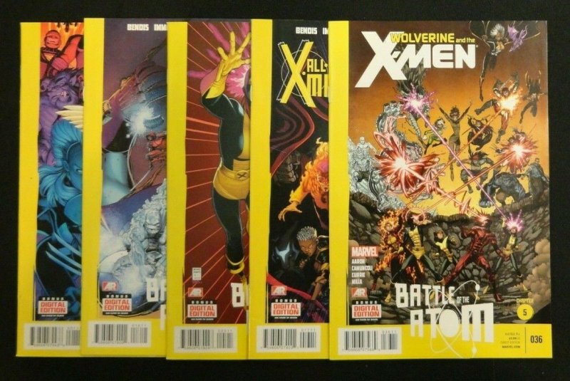 X-Men Battle of the Atom Chapters #1-10 Complete Four Title Crossover 1 2 3 4 5