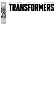 Transformers #31 Cvr G Blank Sketch Var Image Comics Comic Book