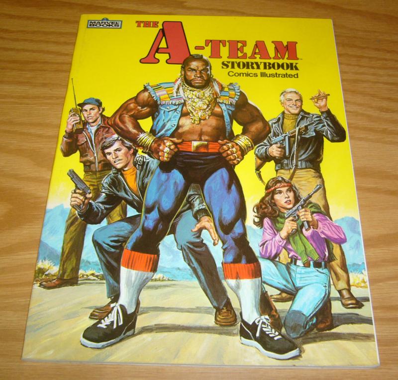 A-Team Storybook Comics Illustrated SC VF marvel books - MR.T 1983