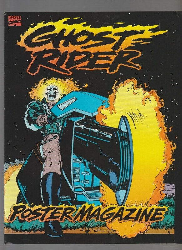 1992 GHOST RIDER Poster Magazine FVF 7.0 Texeira / McFarlane / Saltares / Janson