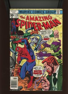 (1977) Amazing Spider-Man #170: BRONZE AGE! MADNESS IS ALL IN THE MIND! (6.5)