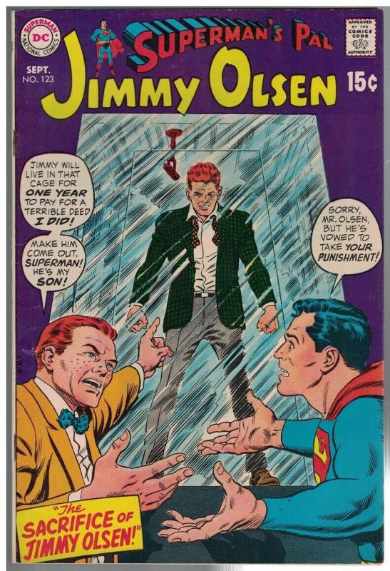 JIMMY OLSEN 123 FN- Sept. 1969