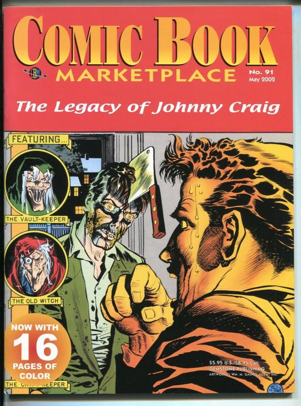 Comic Book Marketplace #91 2002-Gemstone-Johnny Craig-horror-collector info-VF