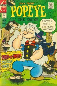 Popeye #119 GD ; Charlton | low grade comic the Sailor April 1973