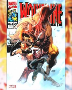 WOLVERINE #44 KEY BATTLE* 1st X23 vs SABRETOOTH Variant by STEPHEN X-Men Logan
