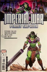 IMPERIAL WAR PLANET SHE-HULK (2025 MARVEL) #1 CVR A FRANCESCO MORTARINO