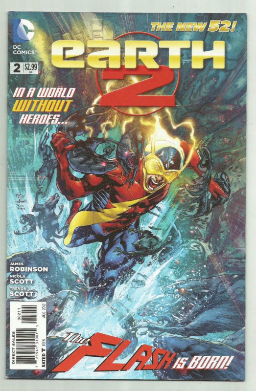 EARTH 2 #2, NM, Nicola Scott, DC, 2012, more DC in store