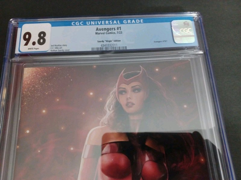 Avengers #1 Szordy Virgin Variant - Scarlet Witch - 2023 - CGC 9.8