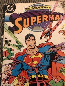 SUPERMAN #13 : DC 1/88 GD-; filler / reader, Millennium Week 2